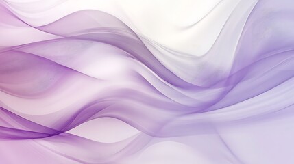 Obraz premium Abstract flowing purple and white waves