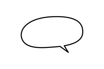 シンプルで可愛い吹き出し