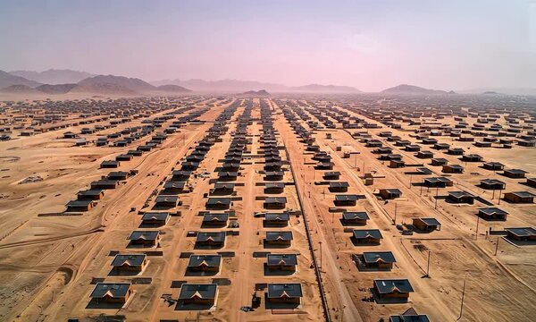 New housing development in Africa for poor people, inspired by Namibia