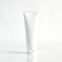 White Plastic Tube Mockup. (1)