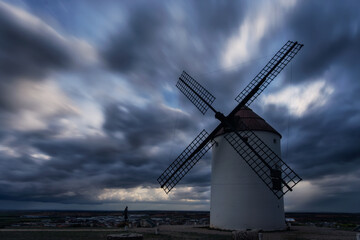 Windmills, Mota del Cuervo, Cuenca, Castilla la Mancha, Spain.
