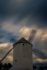Windmills, Mota del Cuervo, Cuenca, Castilla la Mancha, Spain.