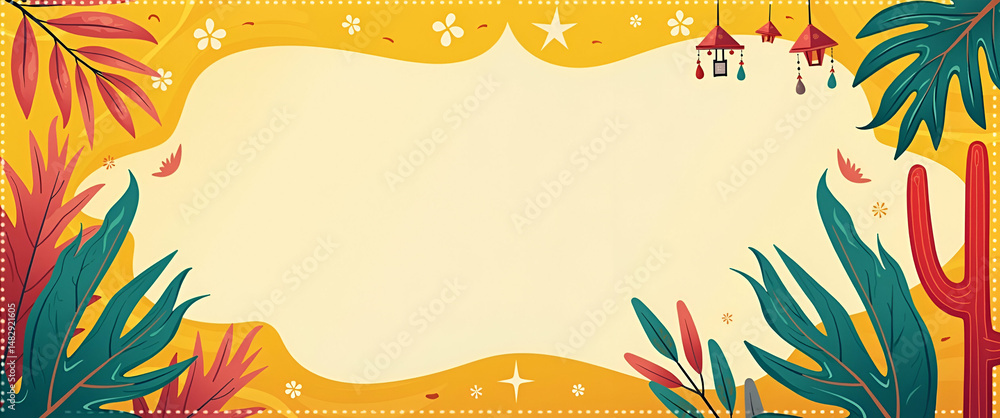Poster vibrant 5 de mayo party graphics: bold layouts & dynamic colors for modern event promotion - perfect