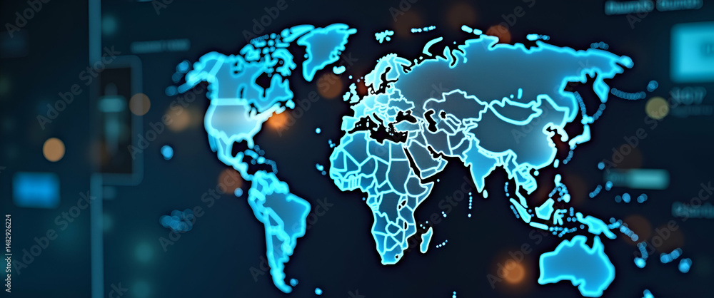 Aufkleber high resolution image capturing global trade realignment driven by shifting alliances evolving marke