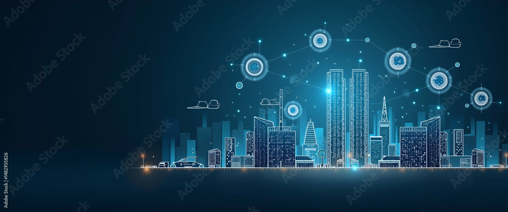 Poster internet of things (iot): smart connection and control devices for industrial, residential, and vehi