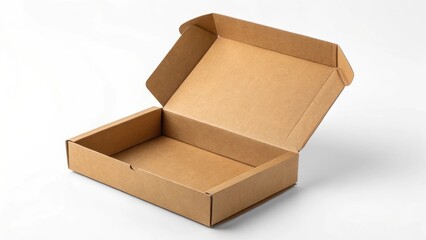 Open Mailer Box Mockup for Packaging Presentation