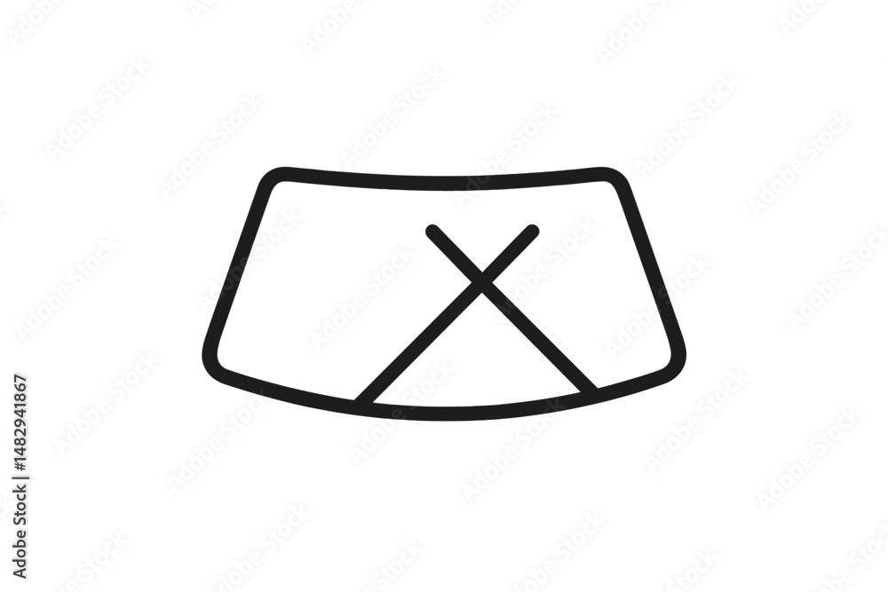 Poster minimalist geometric design with intersecting lines on a plain background emphasizing simplicity and