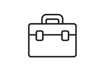 Modern black and white briefcase design illustrating professionalism and organization in a workspace setting