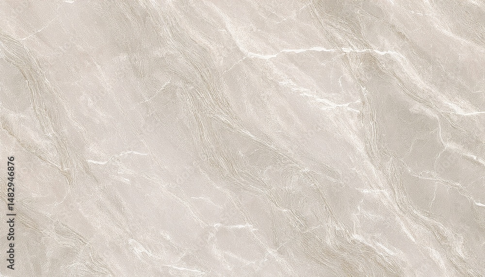 Aufkleber soft beige marble texture with subtle veining and wavy mineral patterns ideal for luxury branding, web background, or print surface design

