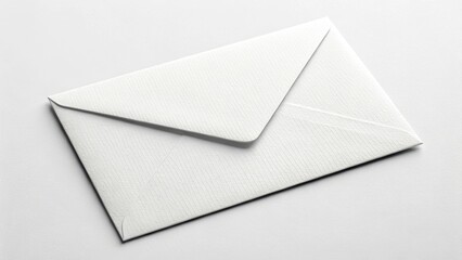 Mockup of Slightly Open Flap White Envelope