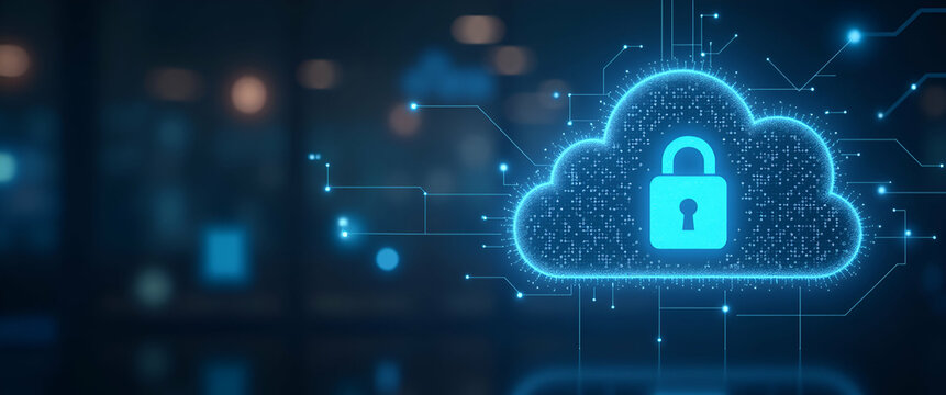 Robust cloud security solutions ensure enterprise level protection with multi factor authentication advanced encryption standards and proactive threat management for digital resilience. in  Photo Stoc