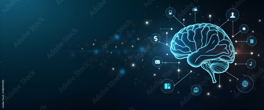 Aufkleber elegant visual narrative: ai reasoning models illustrated with schematic diagrams & cognitive framew