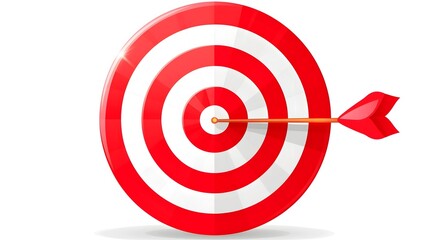Business Concept: Target for Arrows - Strategies for Multiple Attempts
