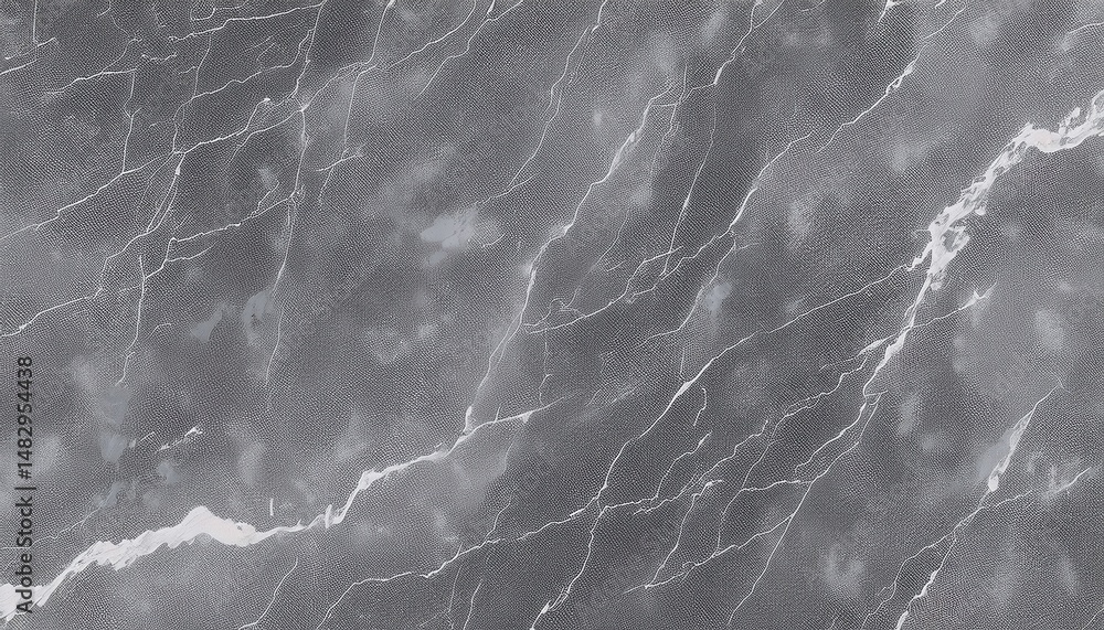 Aufkleber dark gray cracked marble texture with subtle fabric mesh pattern for web design, product packaging, 