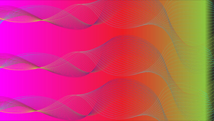 Gradient Flowing Lines Abstract Background