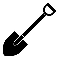 shovel isolated on white background