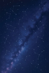 Milky way galaxy illustrator vector