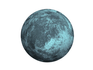 Earth, planet 3D circle shape, illustration without background. Object for use in various graphic design works.