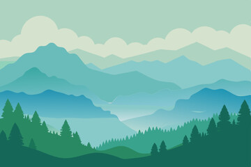 Fototapeta premium mountain landscape in the mountains