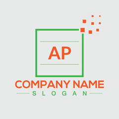 Colorful abstract logo design template