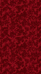 Red textile pattern design, fabric texture, wallpaper repeat. Possible use Interior design, fashion, textile samples
