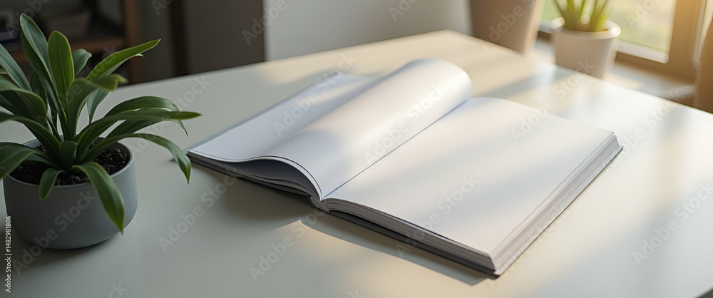 Poster elegant magazine mockup presentation: refined editorial design & creative layout for premium publish