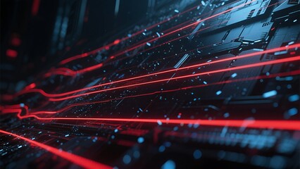 Abstract Light Stripes Background