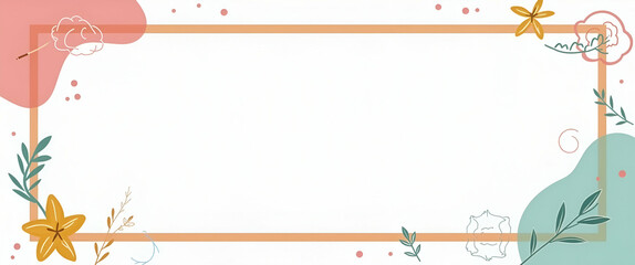 World Mental Health Day Photo Frame: Soothing Colors & Symbols for Quotes - Create Your Own Inspirational Mental Health Message with Space for Personalization