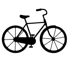 Obraz premium Simple Bike Illustration
