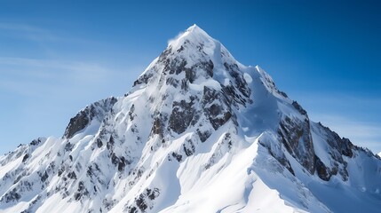 Snowy Mountain Peak. (1)