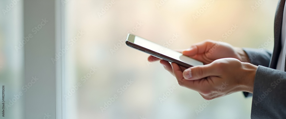 Poster photo realistic image of a person using a digital wallet for online shopping - ideal for stock photo