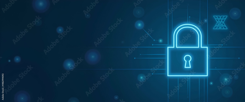 Poster photo realistic data privacy pdpa icon design: a versatile concept featuring ample space for text an
