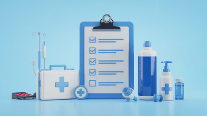Medical Checklist and First Aid Supplies