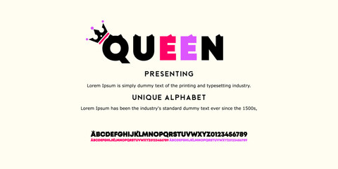 Modern digital alphabet,Minimalist typography,Futuristic font and numbers, Vector Illustration