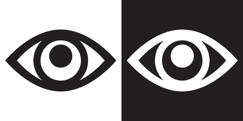 Eye icon. vector illustration. EPS 10/AI