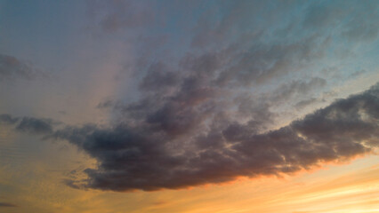 Beautiful clouds at sunset