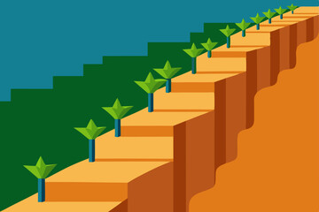 Fototapeta premium stairway to the sky