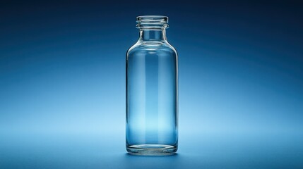 Clear glass bottle