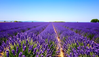 Obraz premium lavender field in provence, france