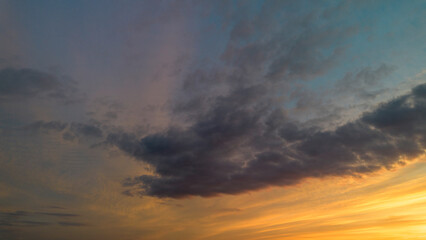 Beautiful clouds at sunset