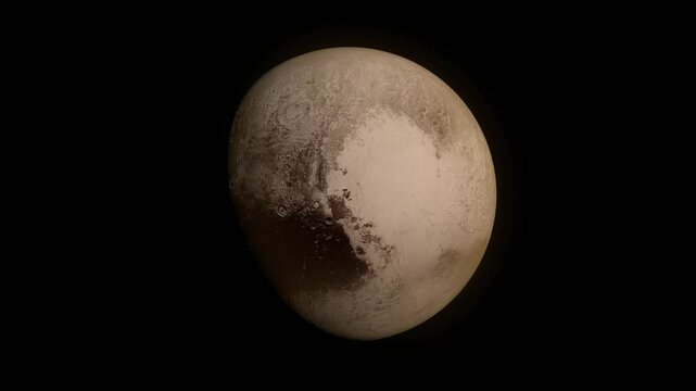 Pluto &ndash; 4K Animation of the Kuiper Belt Dwarf Planet