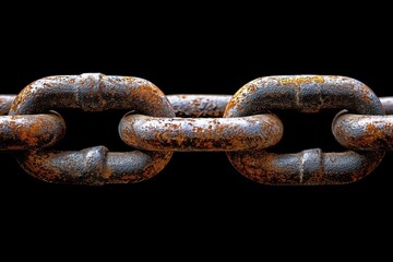 Fototapeta premium Rusty chain detail