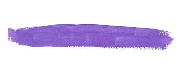 Naklejka premium Purple brush stroke isolated on white background