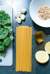 pasta with pesto