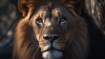 Fototapeta premium Lion Portrait. (3)