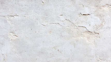 Fototapeta premium Grungy white wall plaster, old surface for backdrop or overlay