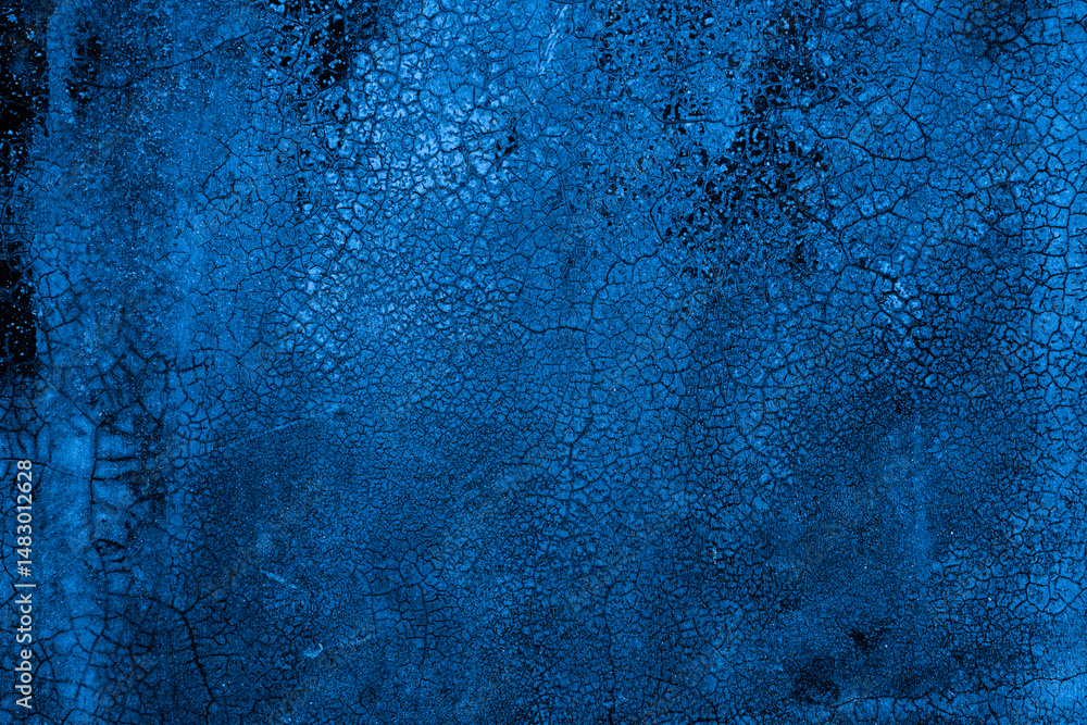 Poster old wall pattern texture cement blue dark abstract blue color design are light with black gradient b