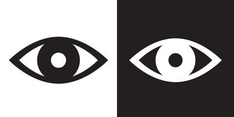 Eye icon. vector illustration. EPS 10/AI
