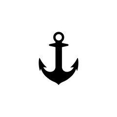 Anchor icon. Anchor symbol logo. Anchor marine icon