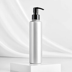 Obraz premium Hair detangler spray bottle on white background